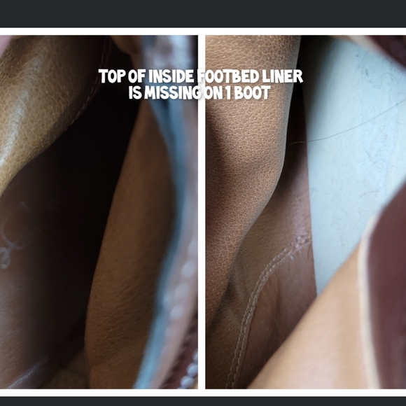 Halogen Keri tall women's knee high riding boots soft leather Pull-on in cognac - Picture 15 of 15